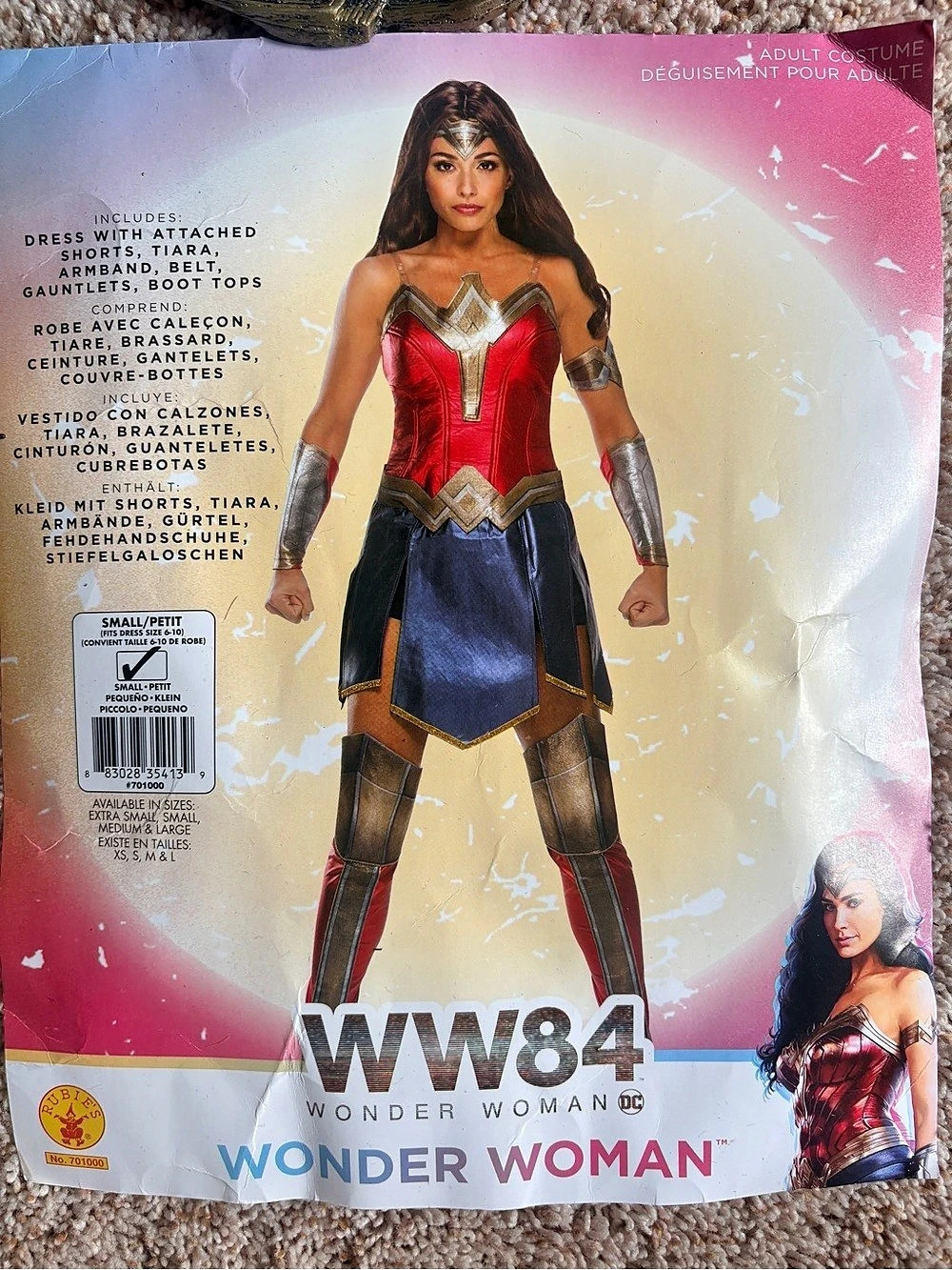 Wonder Woman Justice League WW84 costume
